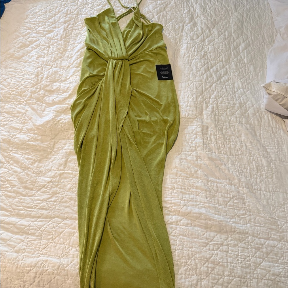 Lulus Kiwi In Paradise Midi Dress